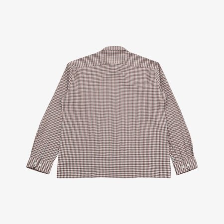 선염 써커 체크 긴팔 남방