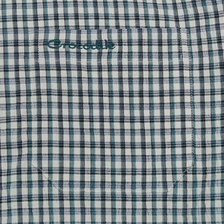 선염 써커 체크 긴팔 남방