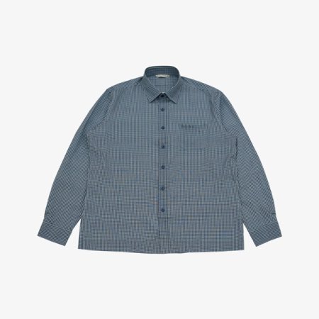 기능성 마이크로 체크 캐주얼 남방