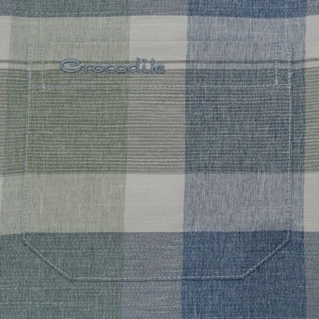 리넨 체크 긴팔 남방