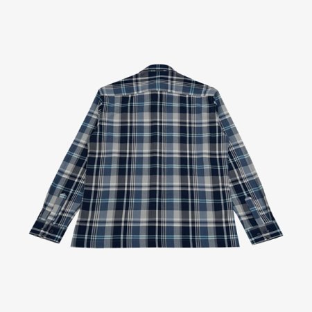 써커 체크 긴팔 남방