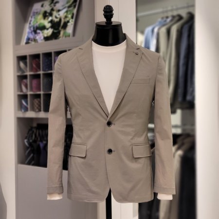 봄 면 혼방 캐주얼 자켓