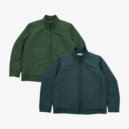 인퀼팅 블루종 점퍼