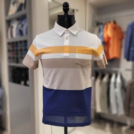 블록패턴 제천에리 티셔츠