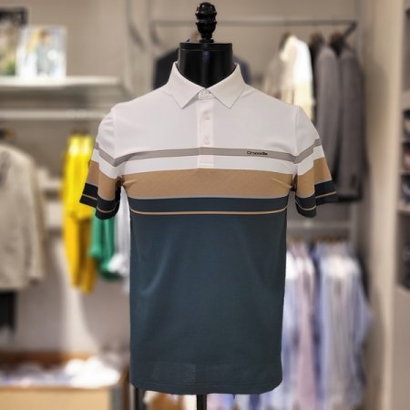 앞판조직 포인트 카라 티셔츠