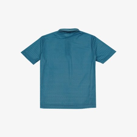 트라이앵글 프린트 카라 티셔츠