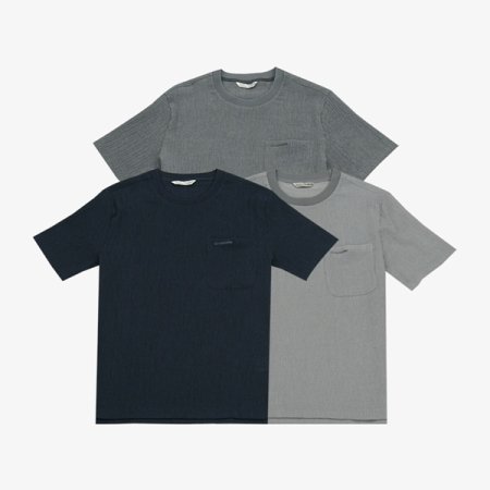 서커 라운드 티셔츠