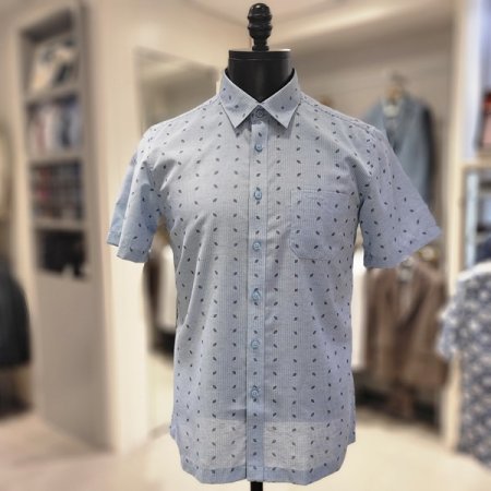 여름 시그니쳐 올오버 반팔 남방