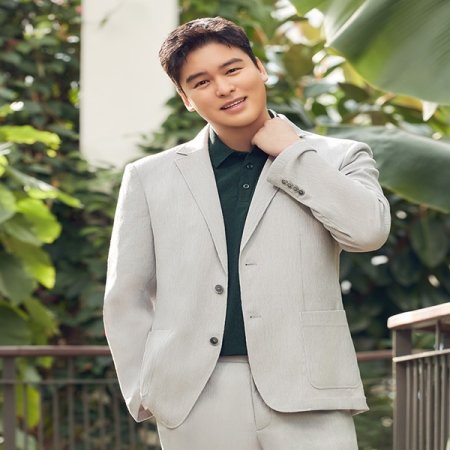 캐주얼 크리즈 써커 셋업 자켓