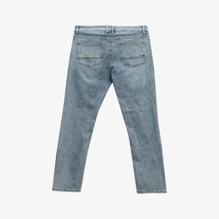 슬럽 루즈핏 인디고 데님 팬츠