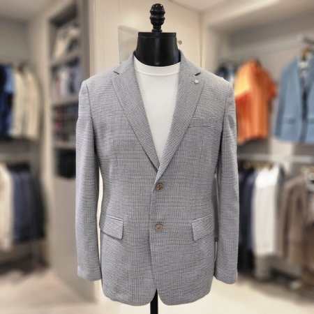 여름 린넨혼방 콤비 자켓