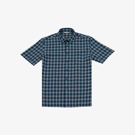 써커 체크 반팔 남방