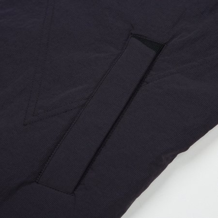 투톤 원단 불규칙 퀼팅점퍼