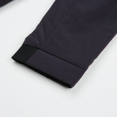 투톤 원단 불규칙 퀼팅점퍼