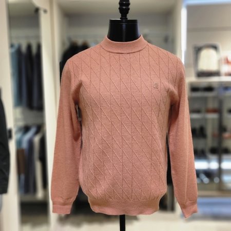 케이블 조직 모크넥 라운드 니트티