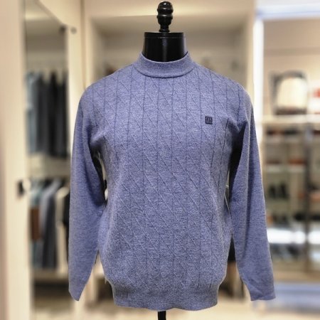 케이블 조직 모크넥 라운드 니트티