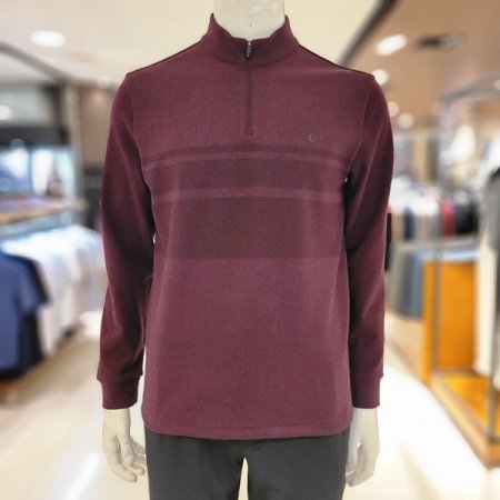 원포인트 하프 집업 티셔츠