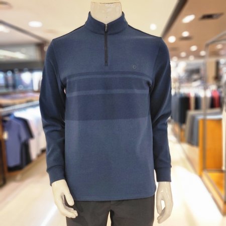 원포인트 하프 집업 티셔츠