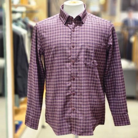 멀티체크 포켓형 포멀 캐주얼셔츠