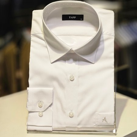 폴리 레이온 솔리드 포멀 드레스셔츠