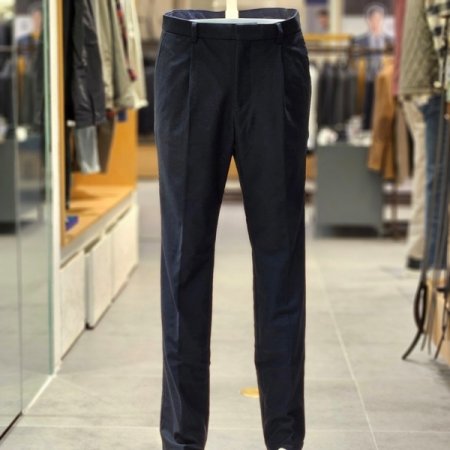 원턱 폴리스판 본딩 기모 팬츠