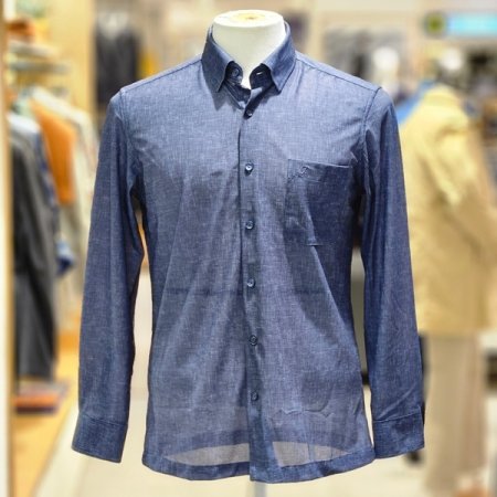 에어홀 프린트 포멀 캐주얼셔츠