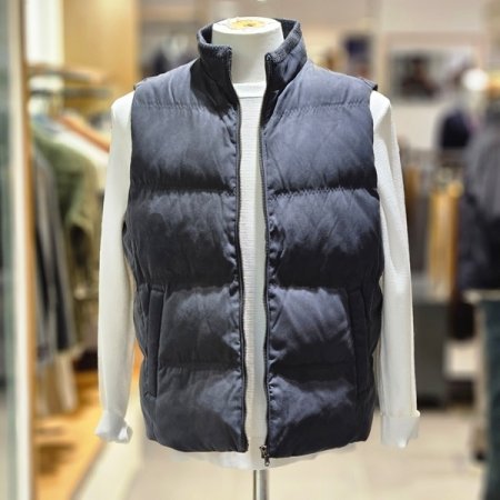 니트카라 스웨이드 퀄팅 베스트