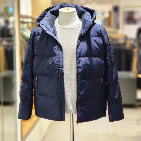 후드 탈부탈 덕다운 숏패딩 점퍼