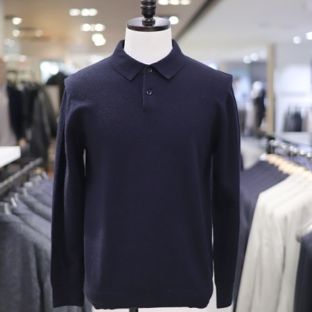 남성 캐시미어 혼방 카라니트