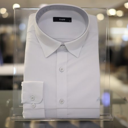 남성 솔리드 기본 스판 와이셔츠