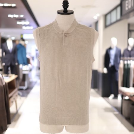 트레몰로 남성 헨리넥 니트조끼 베스트