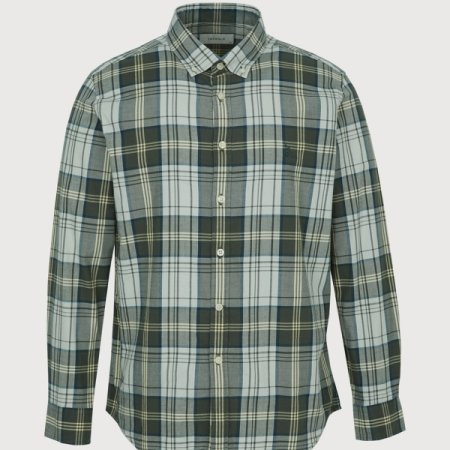 남성 가을 채크패턴 캐주얼셔츠