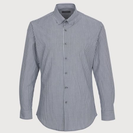 남성 가을 스트라이프 와이셔츠