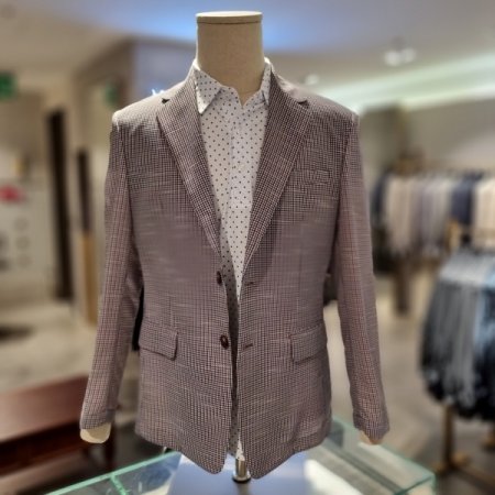 에어메쉬체크자켓