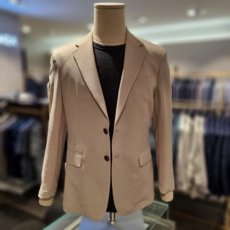 케주얼베이지셋업자켓