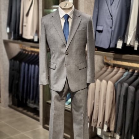 FW겨자짜임그레이정장