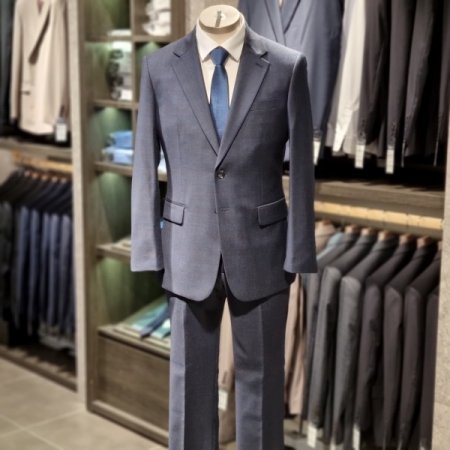 FW프리미엄네이비글렌체크정장