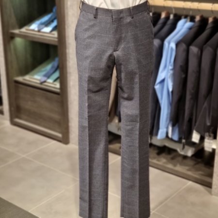 FW블루그레이글렌체크정장팬츠