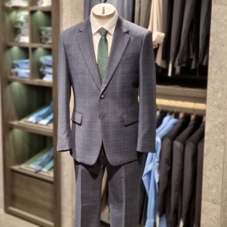 FW프리미엄블루그레이글렌체크정장