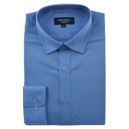 스트레치블루드레스셔츠