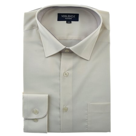 베이지스트레치드레스셔츠