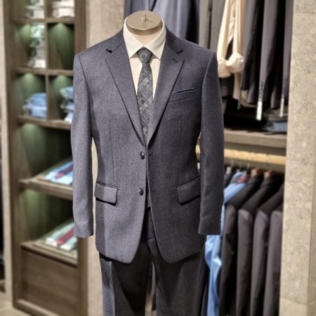 FW챠콜트위드정장