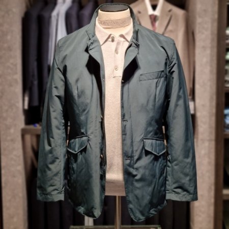 FW네이비내피탈부착변형점퍼