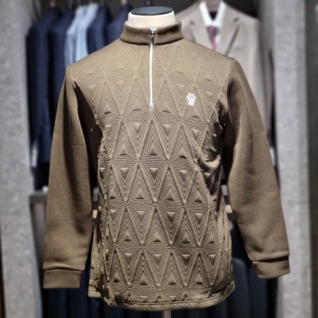 캐주얼카키짚업티셔츠