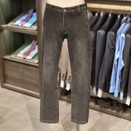 FW캐주얼블랙기모청바지