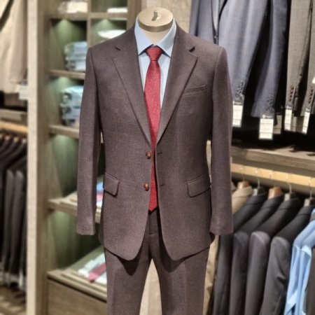 FW브릭하운드체크정장