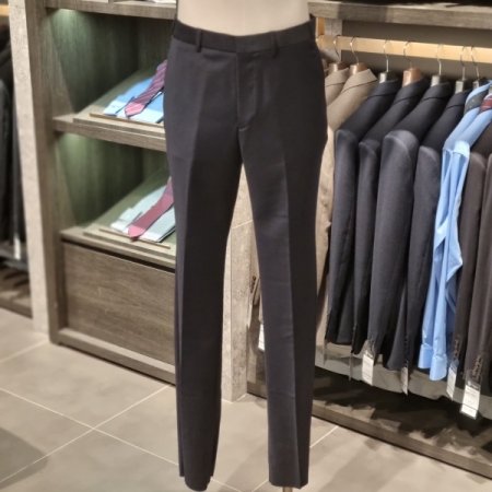 FW네이비밴드모혼방기지팬츠