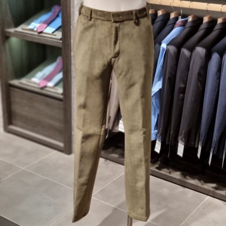 FW카키코듀로이스트레치기모팬츠