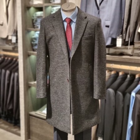 FW챠콜트위드체스터하프코트