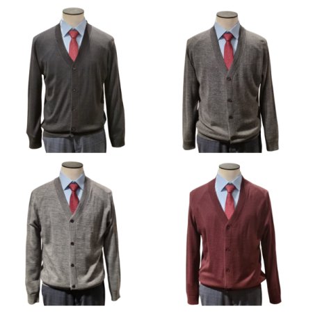 FW슈트이너모혼방가디건4종택1